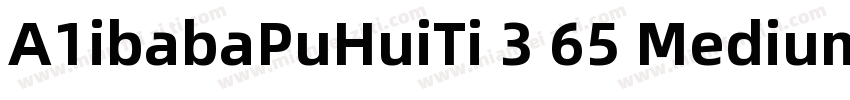 A1ibabaPuHuiTi 3 65 Medium字体转换
